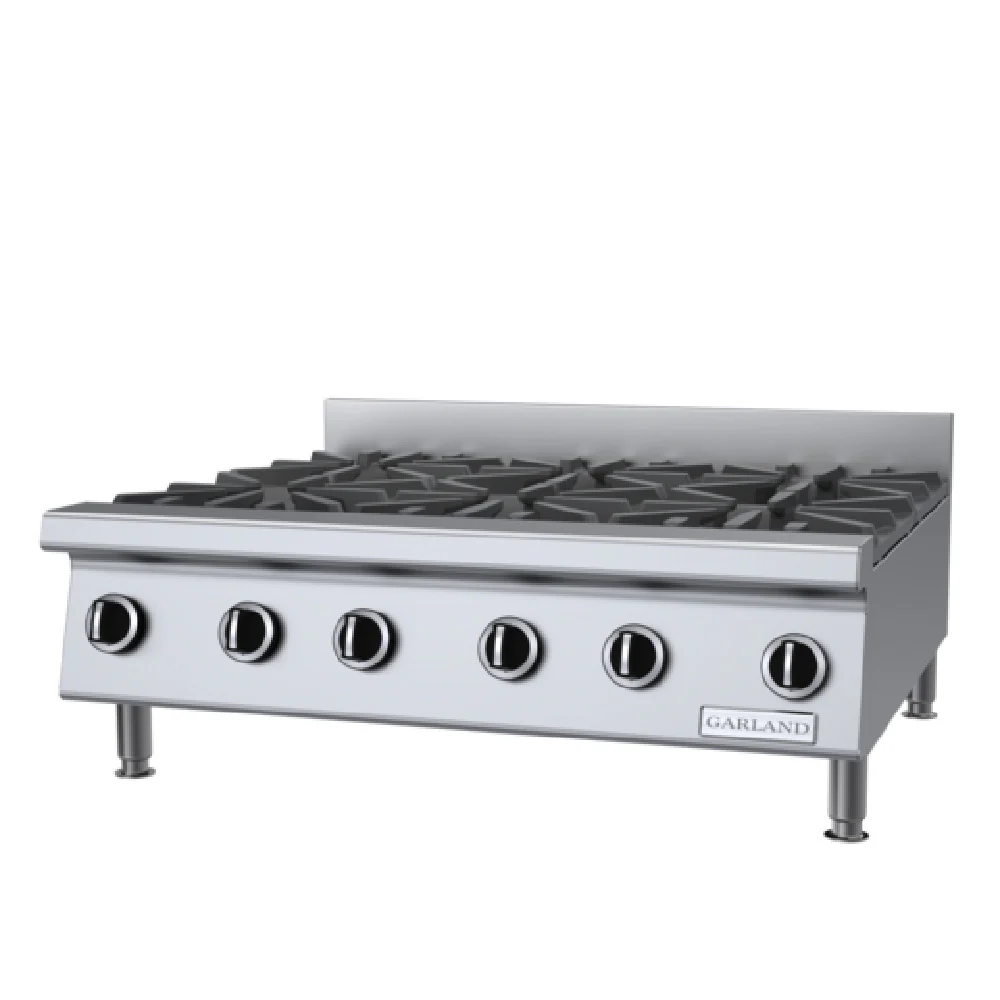 Garland GTOG36-6_LP 36 Inch Gas Hotplate with 6 Burners 180000 BTU