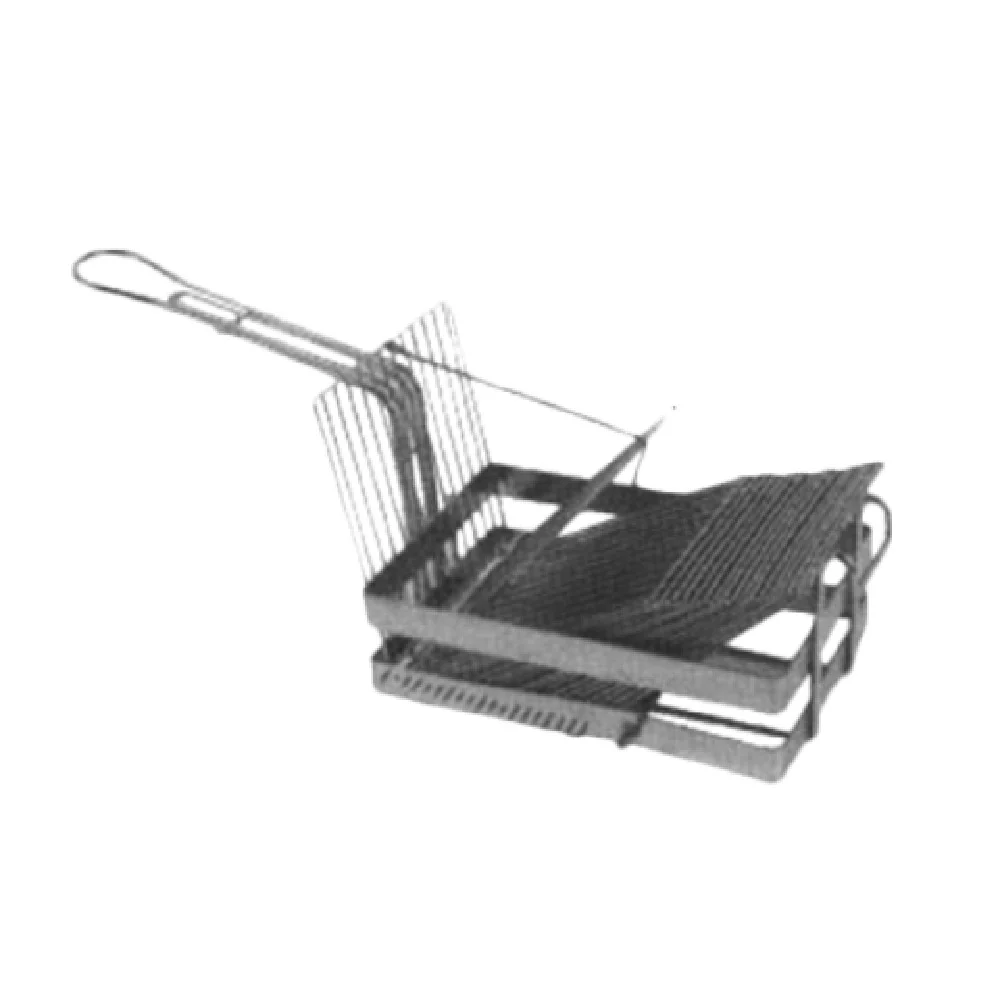 Thunder Group SLTO18 19-3/8 Inch Tostada Shell Basket 18 Slots Nickel Plated Steel