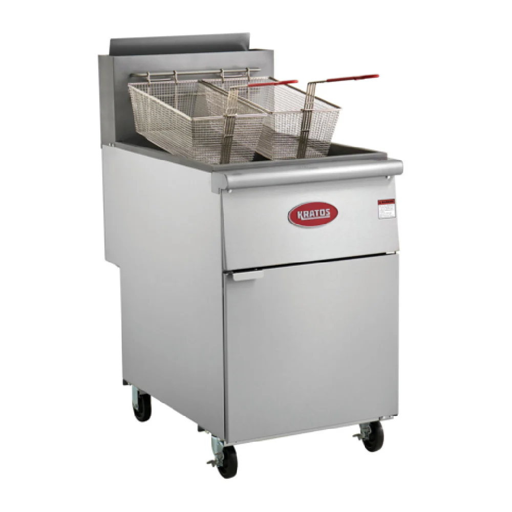 Hubert 201010 Kratos 29Y-052-LP Commercial Gas Floor Fryer With Casters (5) Burners Hubert 201010 Kratos 29Y-052-LP Commercial Gas Floor Fryer With Casters (5) Burners