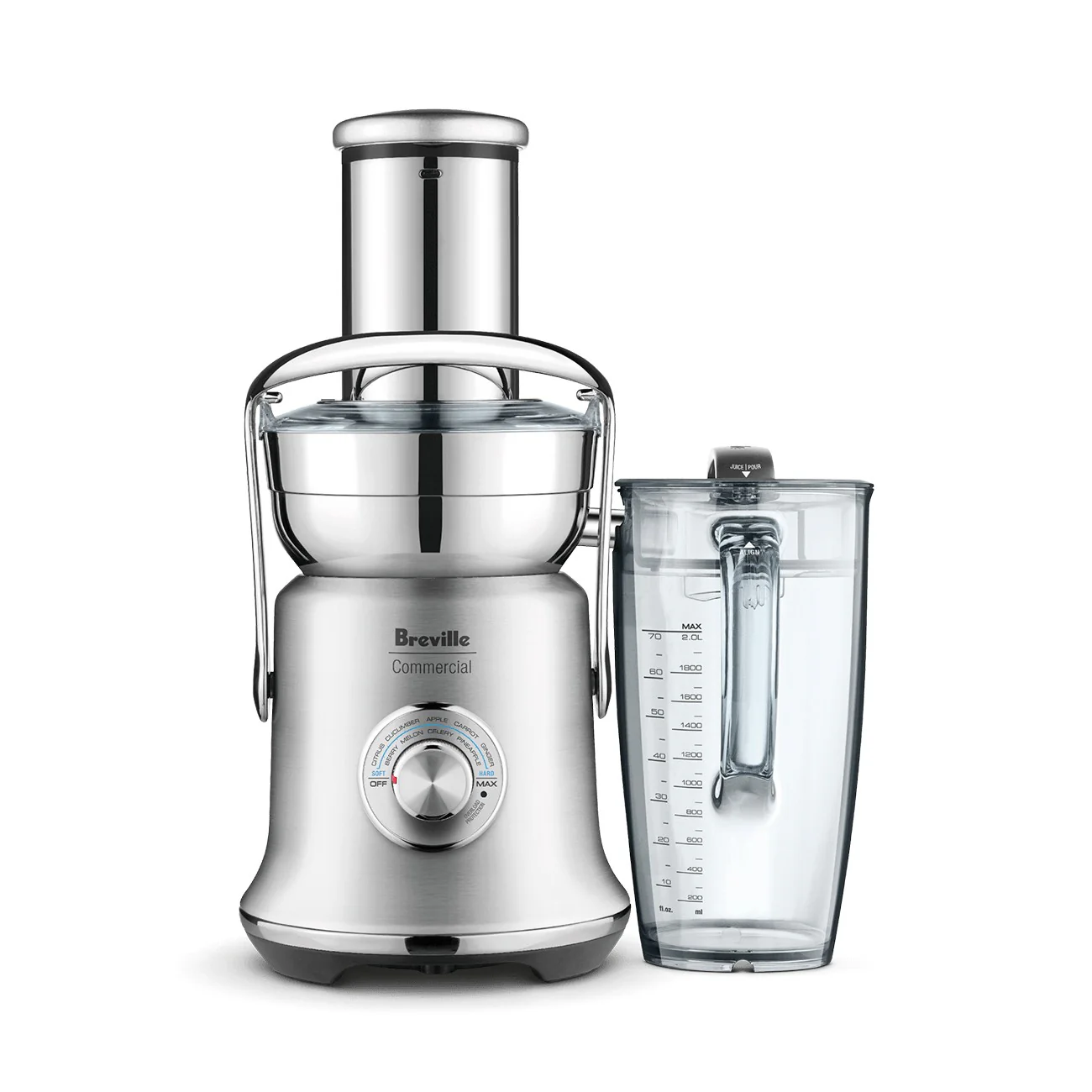 Breville Commercial CJE830BSS1BNA1 70 Oz Electric Juicer Cold Spin Technology and Metal Housing Breville Commercial CJE830BSS1BNA1 70 Oz Electric Juicer Cold Spin Technology and Metal Housing