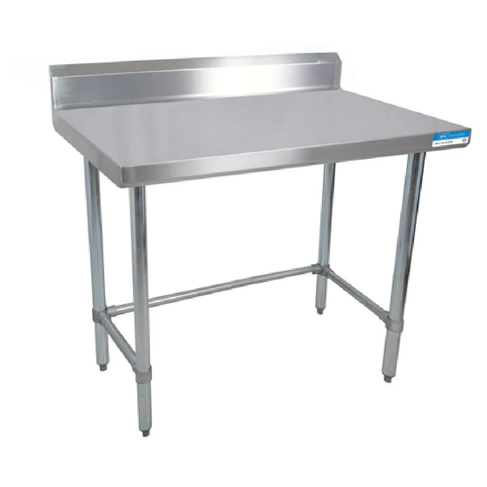 BK Resources SVTR5OB-3630 36 Inch 18 Gauge Stainless Steel Work Table with Backsplash BK Resources SVTR5OB-3630 36 Inch 18 Gauge Stainless Steel Work Table with Backsplash