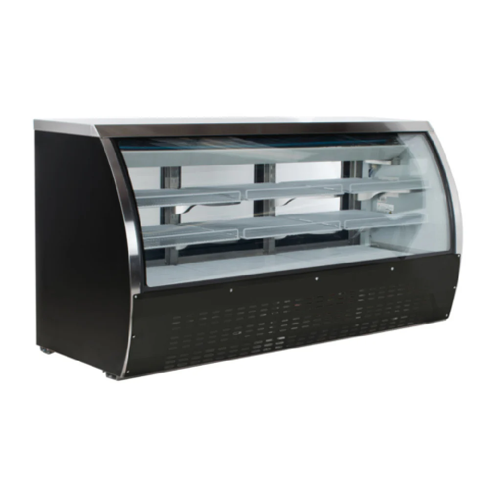 Admiral Craft USDC-82 82 Inch Refrigerated Deli Case 30.9 cu ft Black Exterior Admiral Craft USDC-82 82 Inch Refrigerated Deli Case 30.9 cu ft Black Exterior