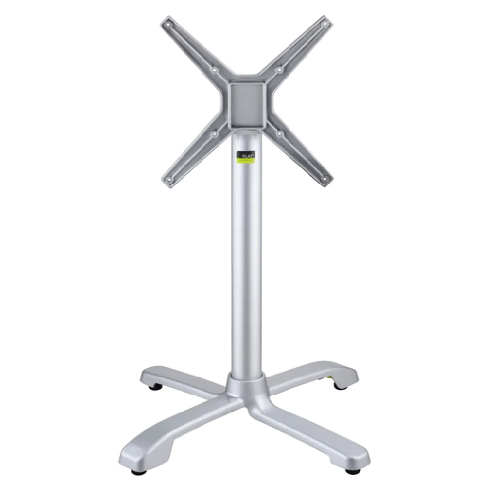 FLAT Tech CT4332 26 Inch Cross Base Dining Table Base Stackable Aluminum