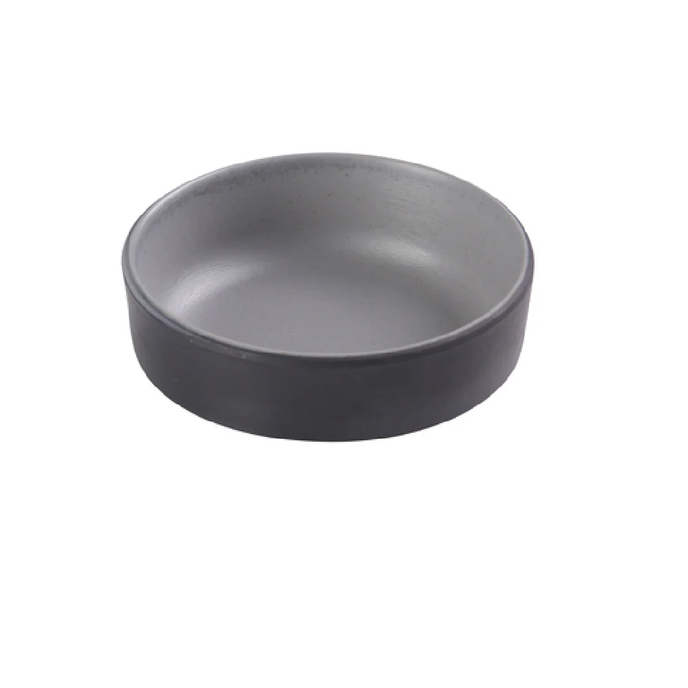 Yanco BM-4003 2 Oz Sauce Dish Melamine Square Two-tone Black Gray 3 Inch Yanco BM-4003 2 Oz Sauce Dish Melamine Square Two-tone Black Gray 3 Inch