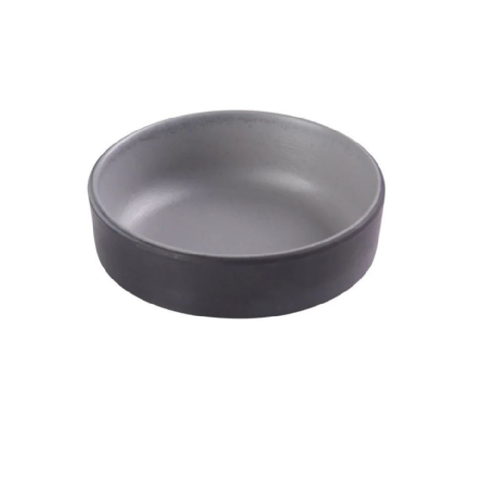 Yanco BM-4003 2 Oz Sauce Dish Melamine Square Two-tone Black Gray 3 Inch Yanco BM-4003 2 Oz Sauce Dish Melamine Square Two-tone Black Gray 3 Inch