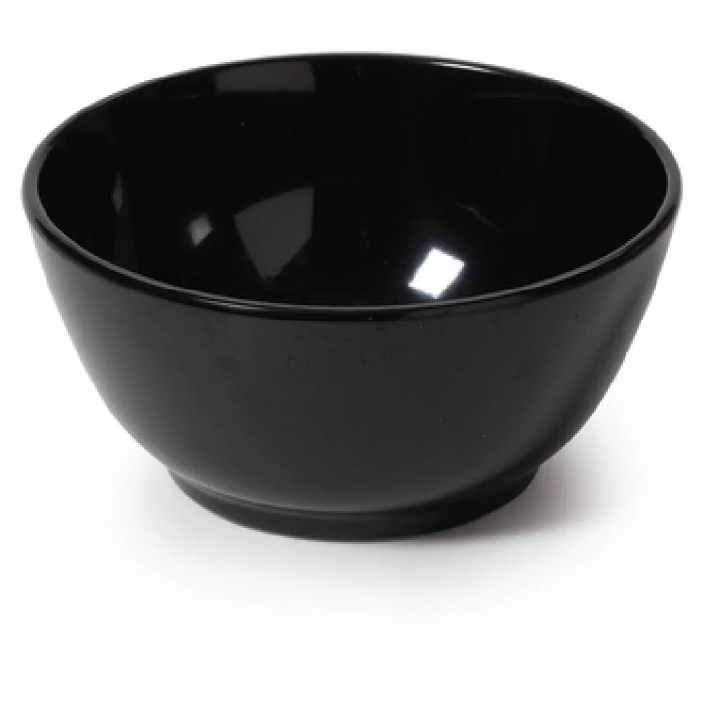 GET Enterprises B-524-BK 5-1/4 Inch Salad/Soup Bowl 16 Oz Break-resistant Melamine Black GET Enterprises B-524-BK 5-1/4 Inch Salad/Soup Bowl 16 Oz Break-resistant Melamine Black