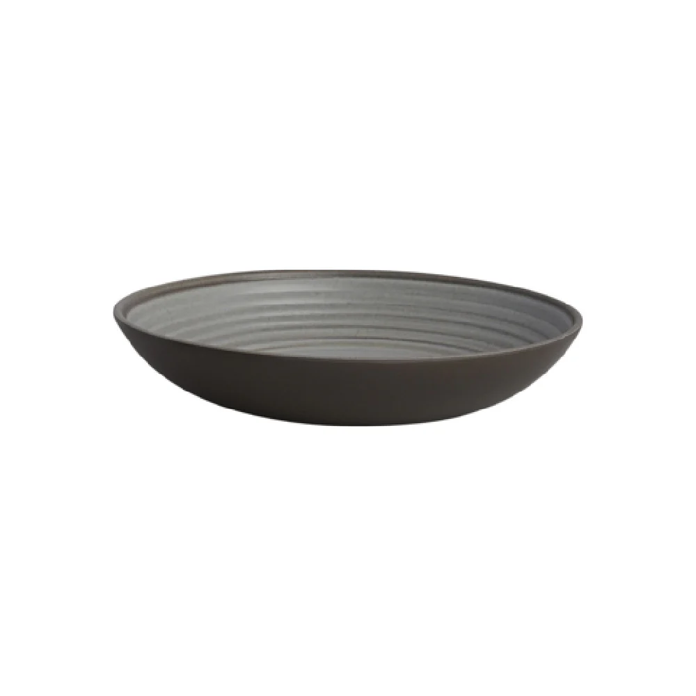 Steelite 7178TM706 1.5 Quart Round Bowl Gray Melamine for Foodservice