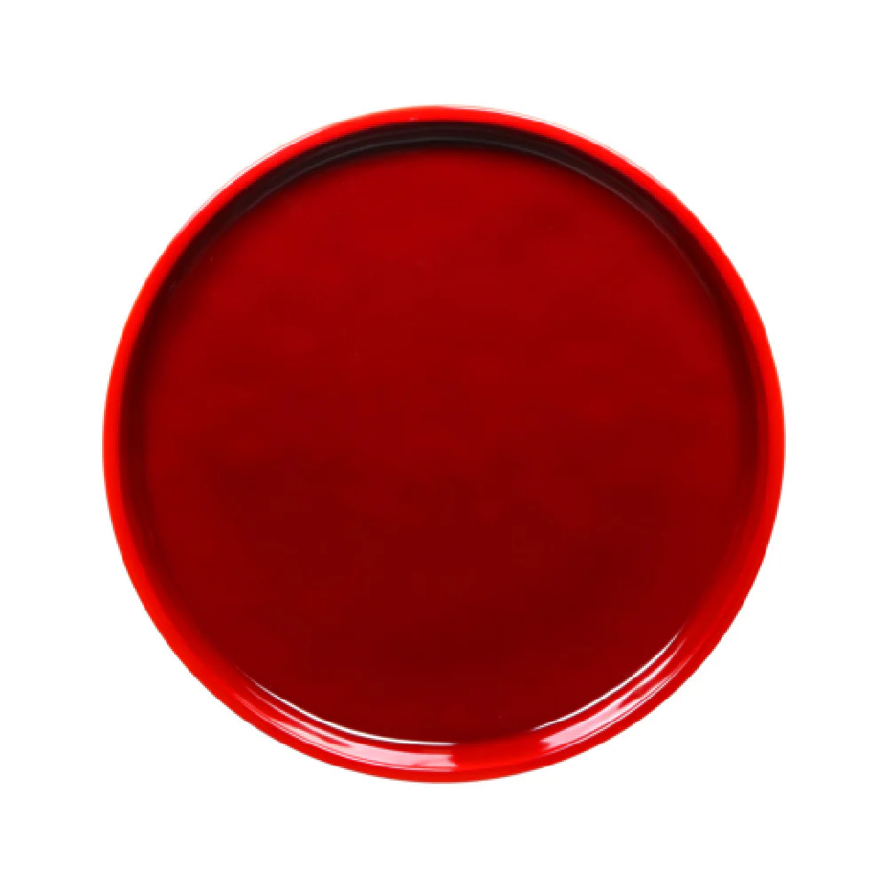 GET Enterprises DG91R-RG 9 Inch Coupe Plate Melamine Red Glaze BPA Free