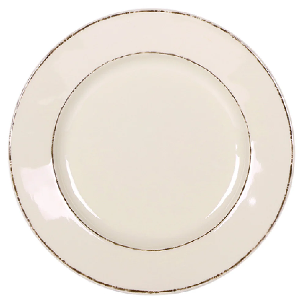 GET Enterprises D850T-V 8-1/2 Inch Round Plate Break Chip Stain Scratch Resistant Melamine