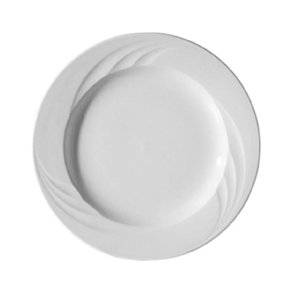 Tableware Solutions USA 21CCEVE 302 9 Inch Diameter Round Plate Scratch Resistant White