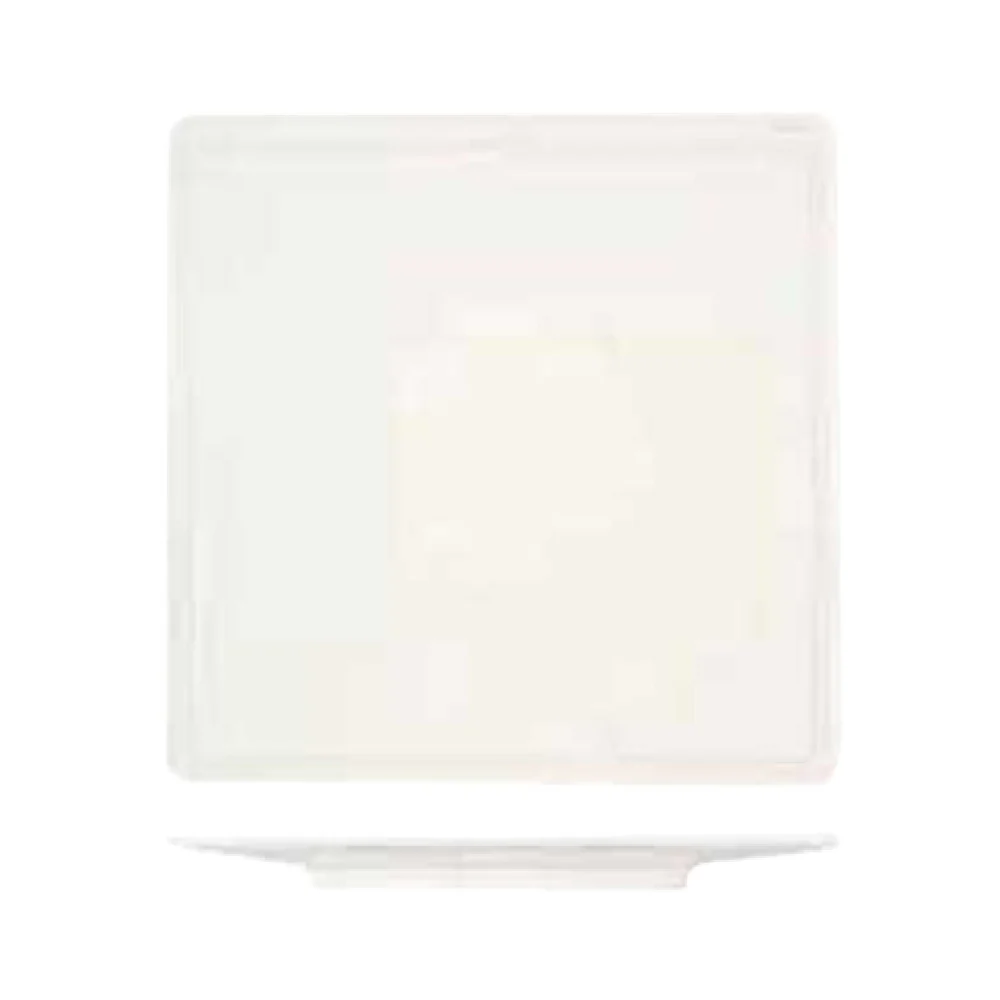 Libbey 905356000 5-1/2 Inch Square Plate Narrow Rim Flat Vitrified Porcelain White Libbey 905356000 5-1/2 Inch Square Plate Narrow Rim Flat Vitrified Porcelain White