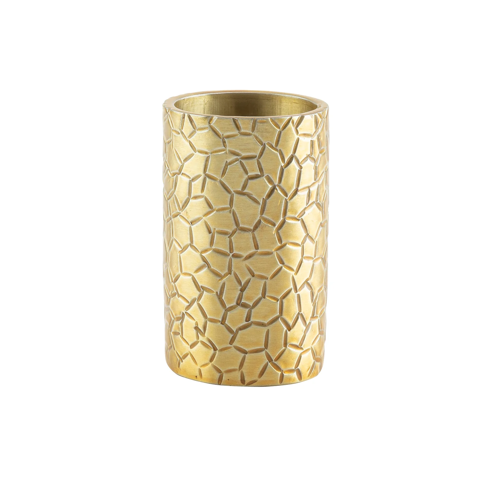 Tablecraft 10743 1-7/8 Inch Diameter Sugar Tube Holder Aluminum Gold Finish