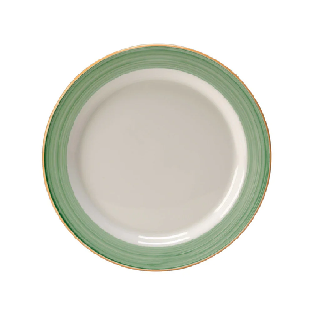 Steelite 15290214 6.25 Inch Slimline Plate Round Alumina Vitrified Green