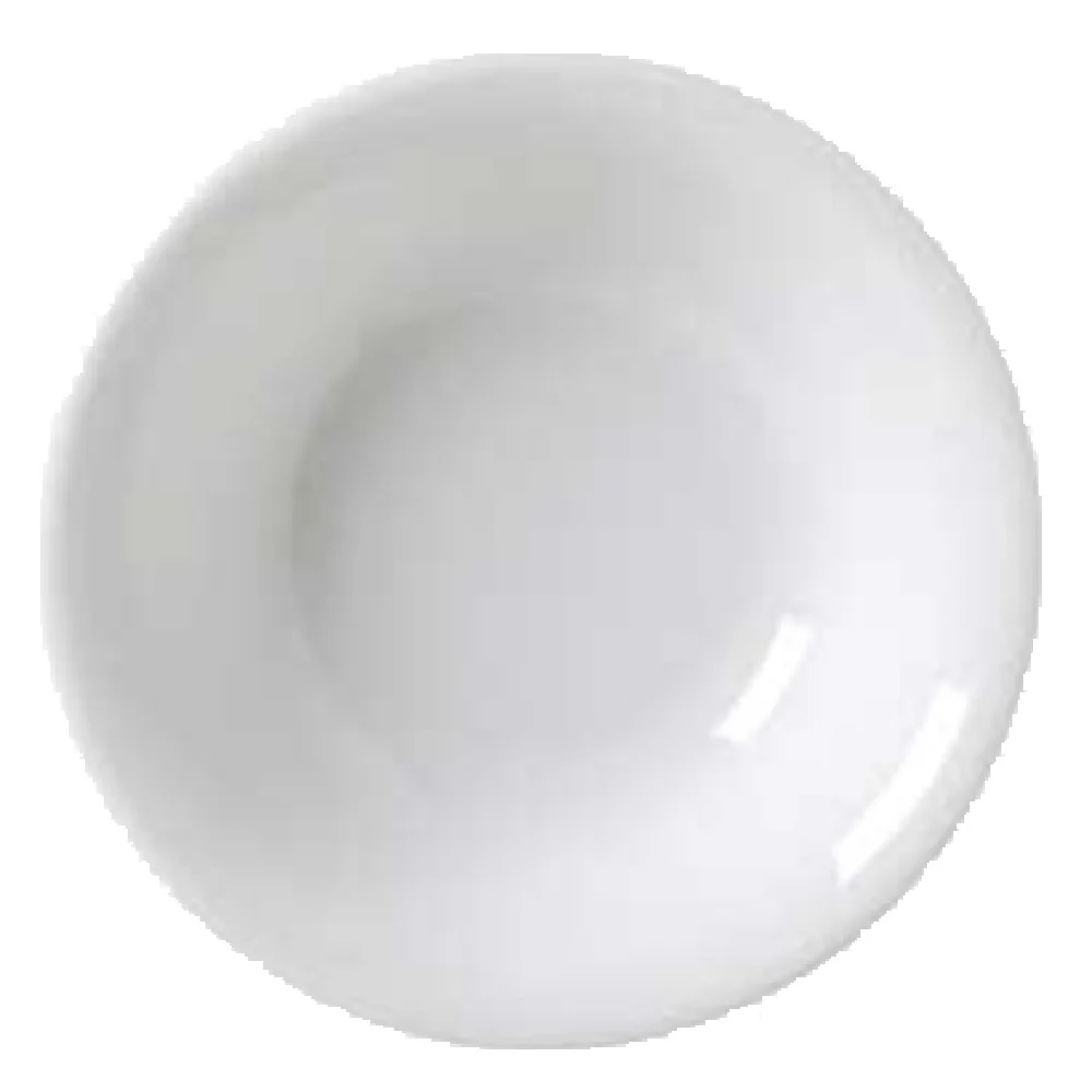 Vertex China AL-10-DS 14 Oz Grapefruit Bowl Round Coupe Polished Foot Porcelain White Vertex China AL-10-DS 14 Oz Grapefruit Bowl Round Coupe Polished Foot Porcelain White