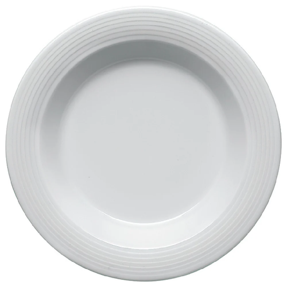 BauscherHepp 800173-425482 9-1/16 Inch Round Assist Plate Porcelain Azure Brushed with Rim BauscherHepp 800173-425482 9-1/16 Inch Round Assist Plate Porcelain Azure Brushed with Rim