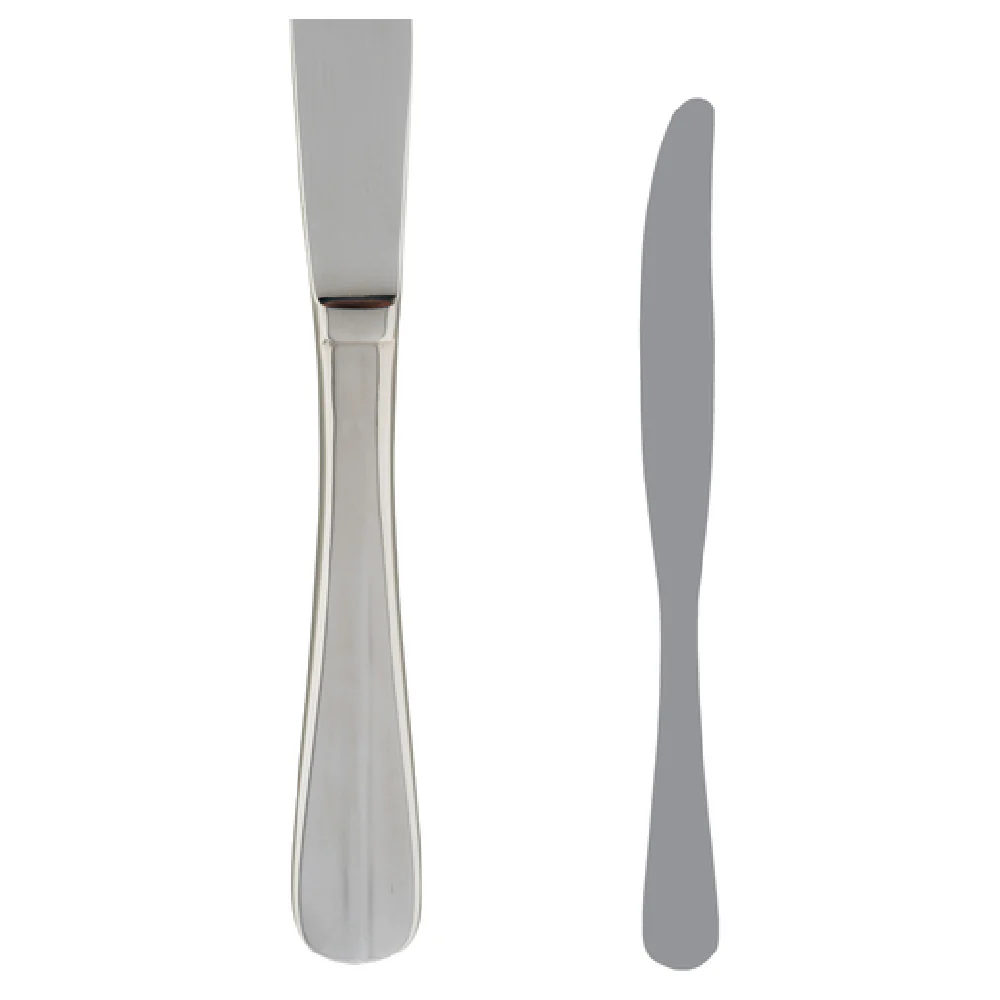 Steelite 5300S041 9 Inch Solid Handle Knife 13/0 Stainless Steel