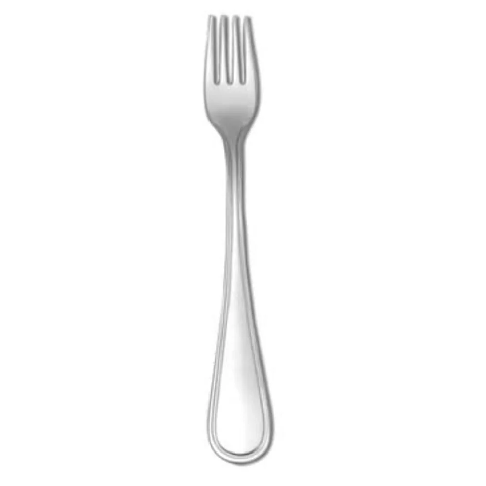 1880 Hospitality B914FOYF 5-3/4 Inch Oyster Cocktail Fork Curved Border 18/0 Stainless Steel