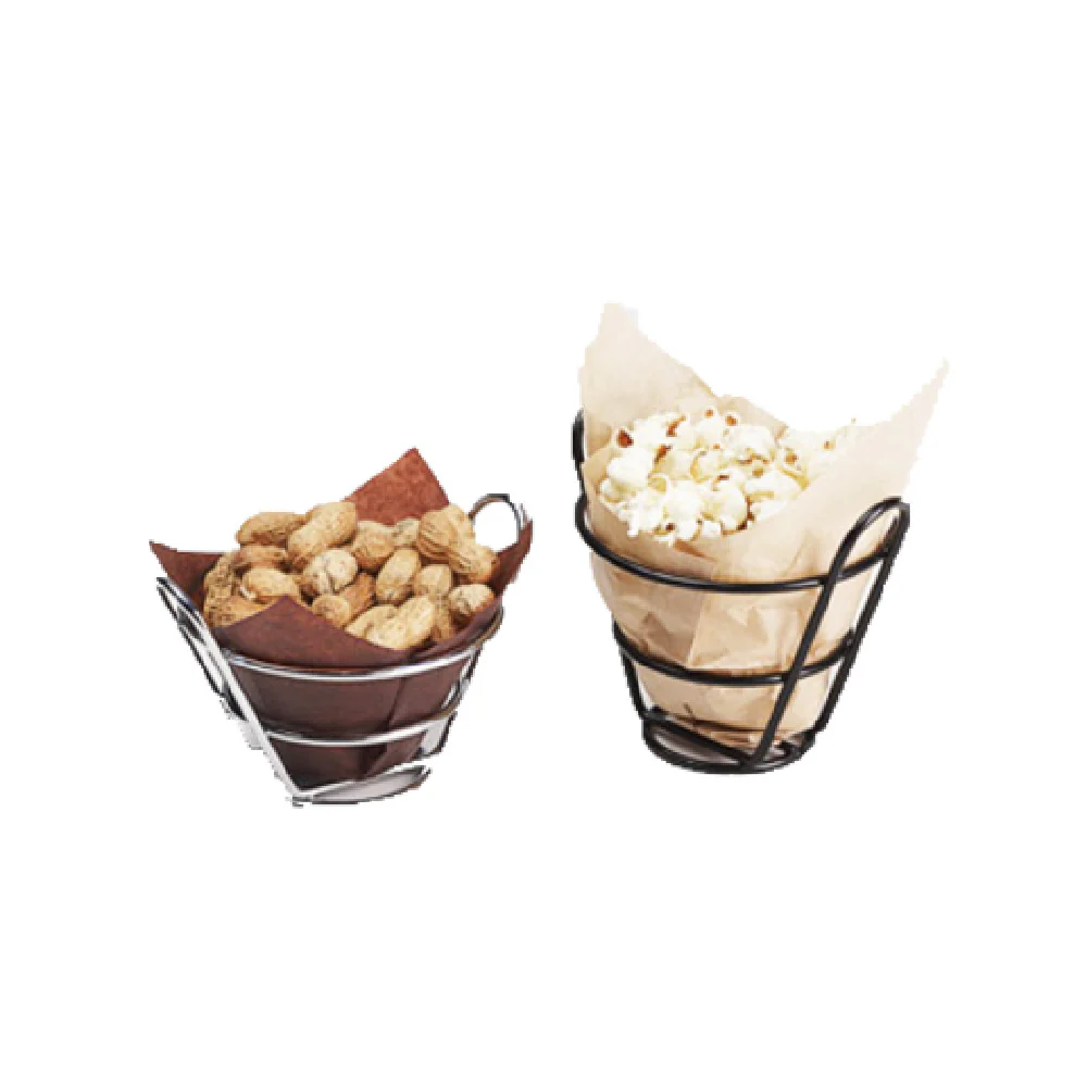 GET Enterprises 4-22770 4-1/2 Inch Round Metal Basket with Durable Stainless Steel GET Enterprises 4-22770 4-1/2 Inch Round Metal Basket with Durable Stainless Steel