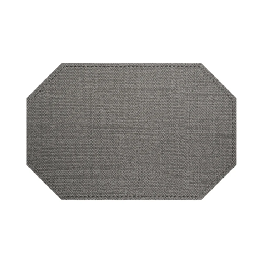 Risch PLACEMATDXOCT-MILAN 17 Inch Vinyl Octagon Placemat with Black Non-Skid Backing Risch PLACEMATDXOCT-MILAN 17 Inch Vinyl Octagon Placemat with Black Non-Skid Backing