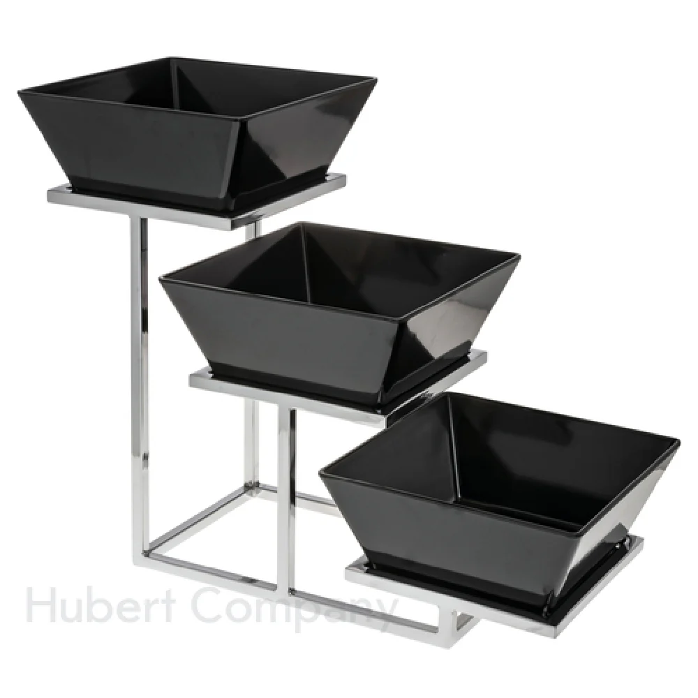 Hubert 30242 Cerve Collection Bowl Stand 3-tier 8 Hubert 30242 Cerve Collection Bowl Stand 3-tier 8