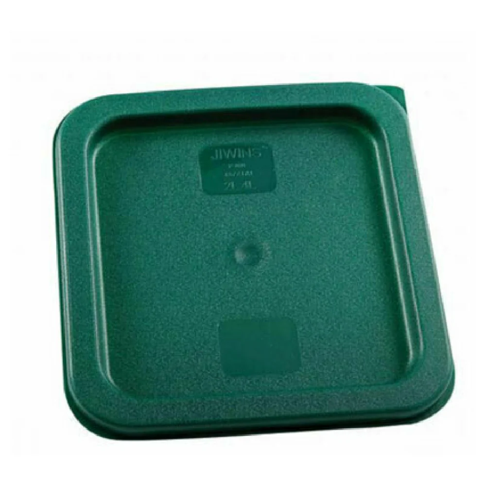 Omcan 80181 2 to 4 Quart Green Polyethylene Food Storage Container Lid