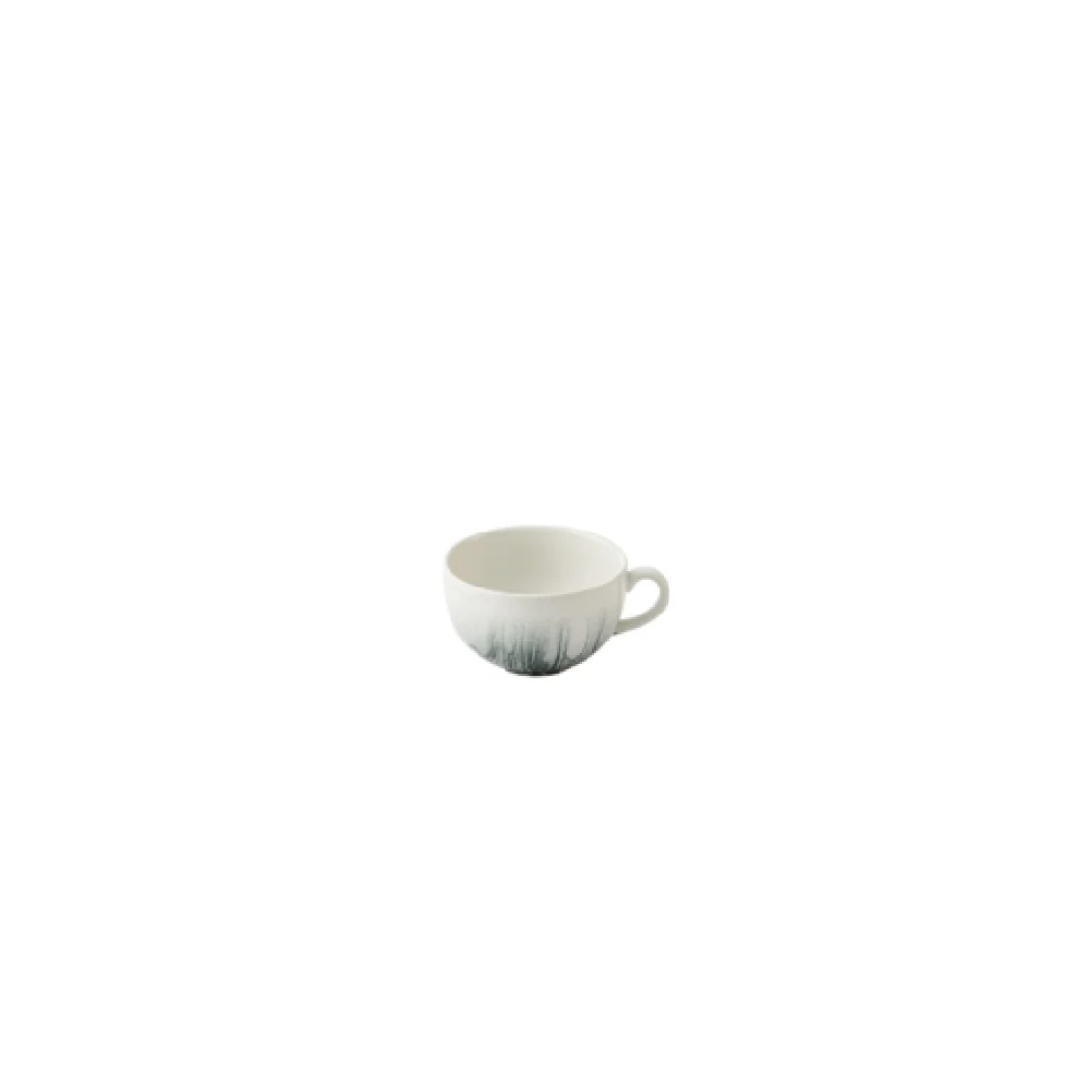 Churchill China TDBKCB281 Tide Black Cafe Cappuccino Cup 12 Oz. Ceramic
