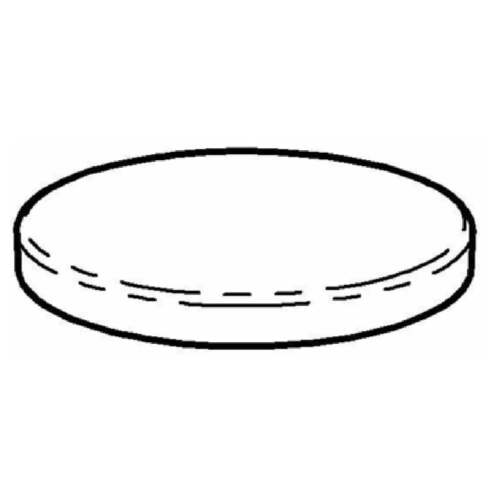 GET Enterprises 3158370 Lid Stainless Steel for Dry Food and Juice Dispensers