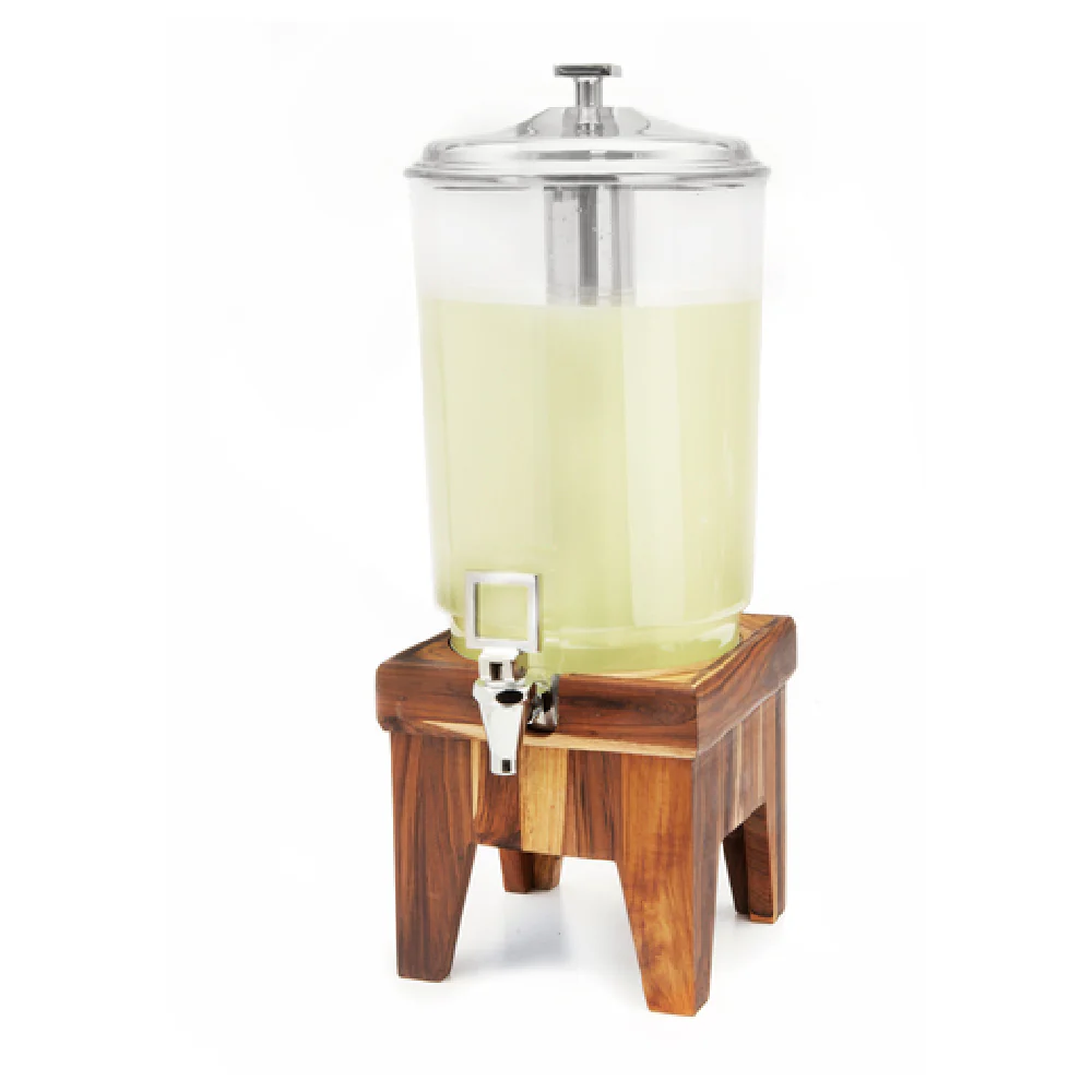 Steelite DW12JLWDT 17 Inch Juicer Wood Base 3.0 Gal Mixed Materials