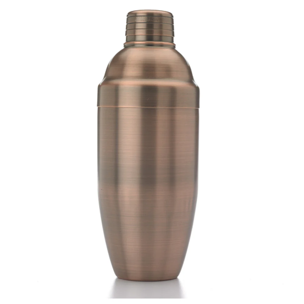 Mercer Culinary M37039ACP 24 Oz Bar Cocktail Shaker Antique Copper Plated Stainless Steel Core