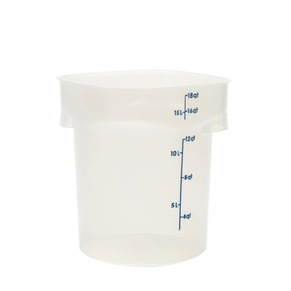 Cambro 18RFSPROPP190 CamRound® FreshPro Round Food Container 18 Qt. 11.4