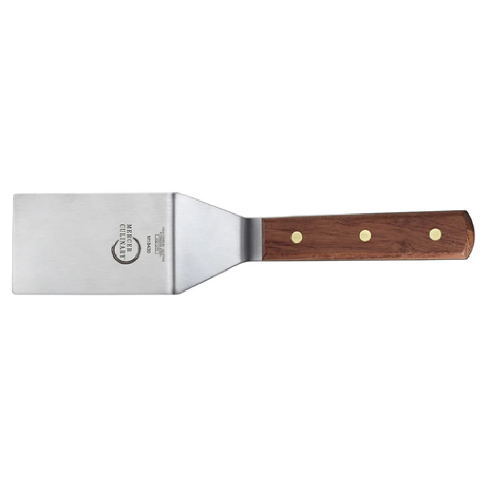 Mercer Culinary M18430 4 Inch Turner High Carbon Japanese Stainless Steel Rosewood Handle