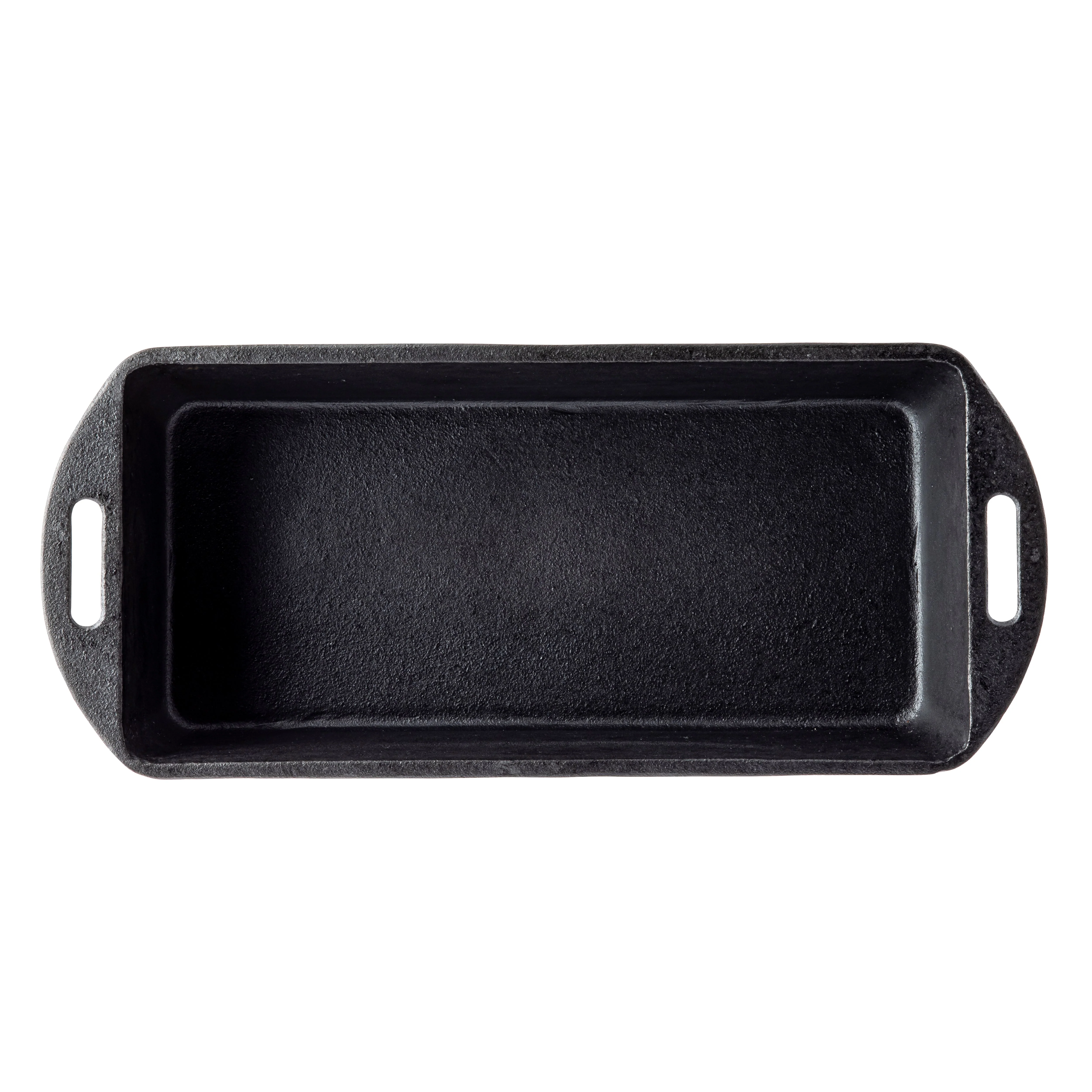 Tablecraft 10749 10-1/8 Inch Cast Iron Loaf Pan with Handles Tablecraft 10749 10-1/8 Inch Cast Iron Loaf Pan with Handles