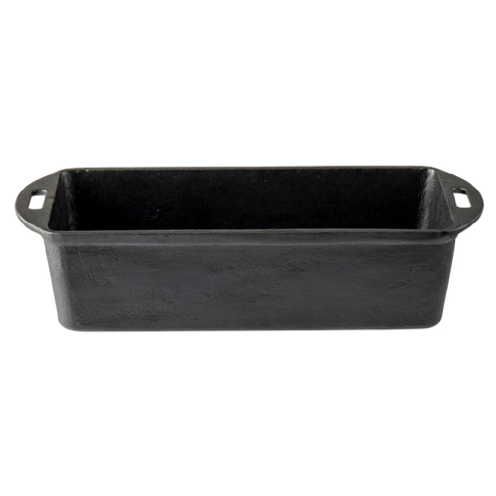 Tablecraft 10749 10-1/8 Inch Cast Iron Loaf Pan with Handles Tablecraft 10749 10-1/8 Inch Cast Iron Loaf Pan with Handles