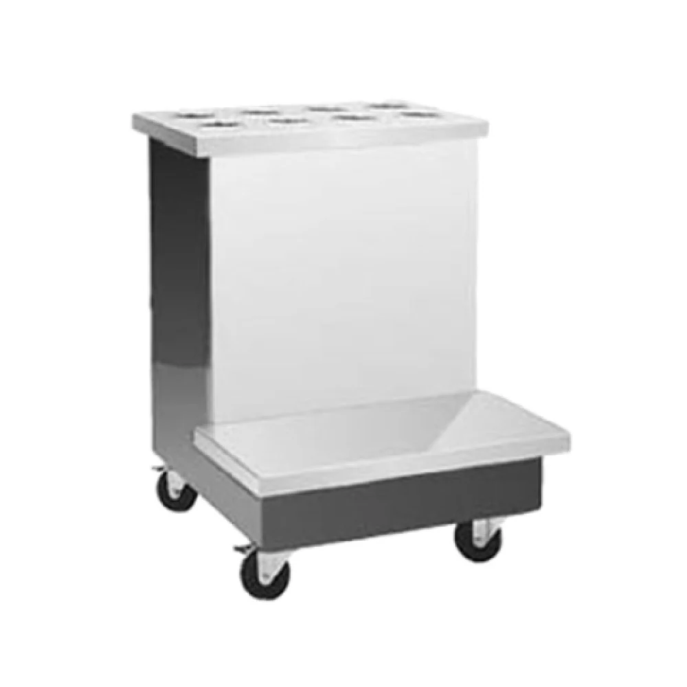 Delfield KCTS-36 30 Inch Tray and Silverware Stand 14 Gauge Stainless Steel Top with Step-down