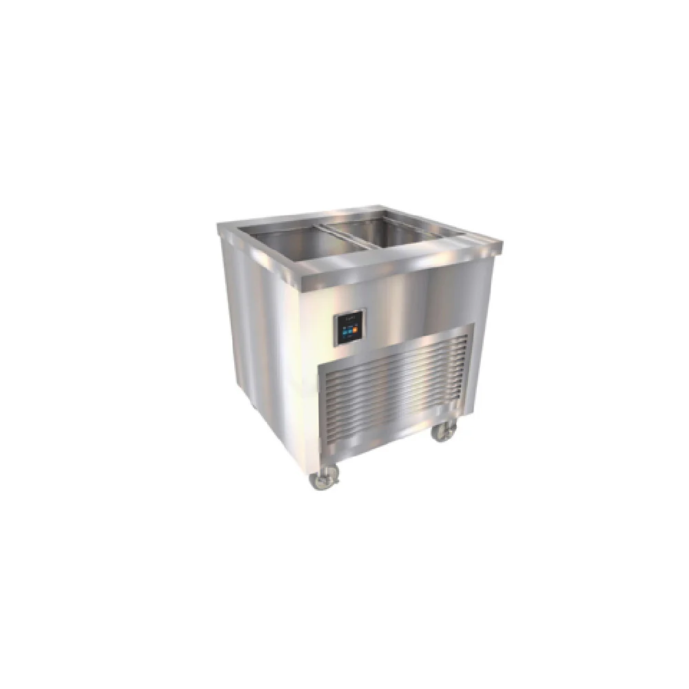 Duke TCM-32SS-N7-VALUE 32 Inch Mobile Cold Food Serving Counter with Stainless Steel