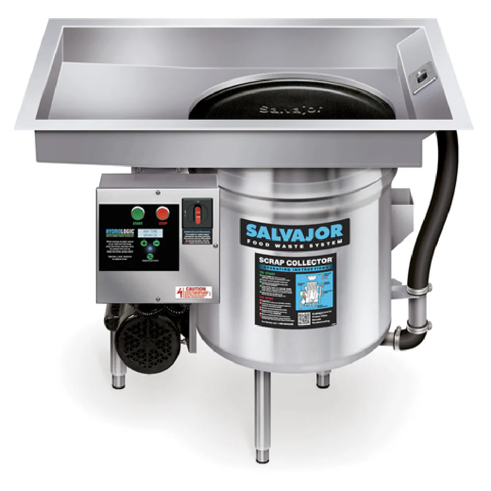 Salvajor P914_208/60/3 36 Inch Food Waste Collector corrosion-resistant with NEMA 4 panel