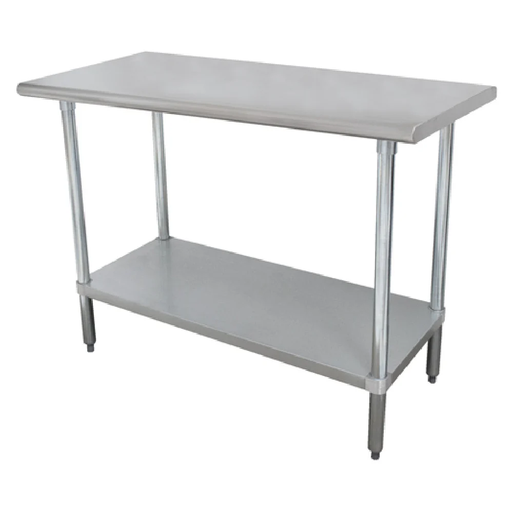 Advance Tabco ELAG-242-X 24 Inch Work Table 16 Gauge Stainless Steel with Undershelf