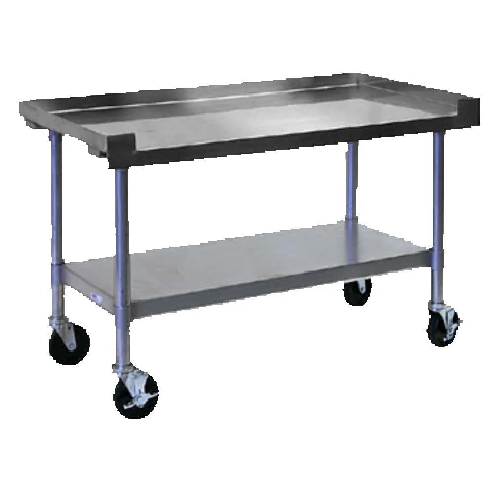 APW Wyott SSS-60C 60 Inch Equipment Stand with 16 Gauge Stainless Steel Top