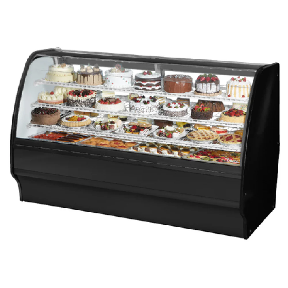 True Refrigeration TGM-R-77-SC/SC-W-W 77 Inch Refrigerated Display Case with Curved Glass True Refrigeration TGM-R-77-SC/SC-W-W 77 Inch Refrigerated Display Case with Curved Glass