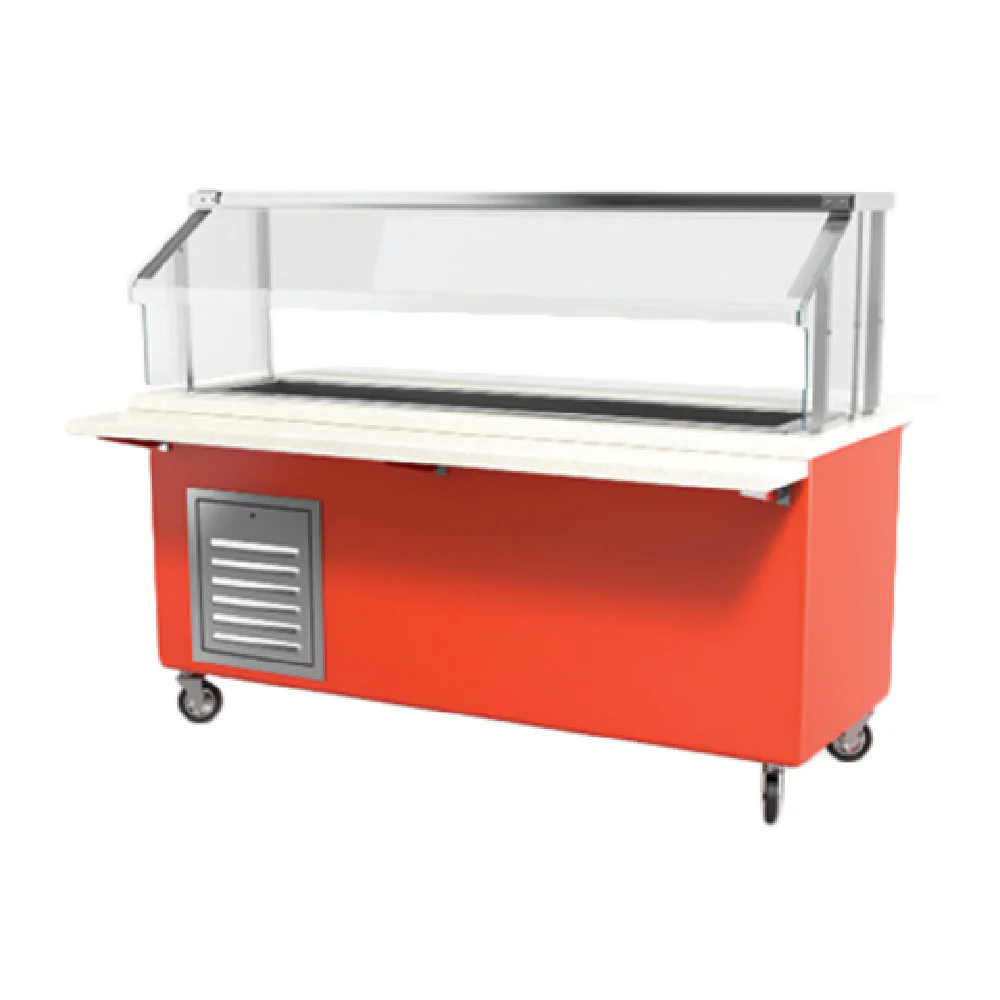 Low Temp Industries 96-CFMX 96 Inch Refrigerated Cold Food Counter Stainless Steel with Cold Well Low Temp Industries 96-CFMX 96 Inch Refrigerated Cold Food Counter Stainless Steel with Cold Well