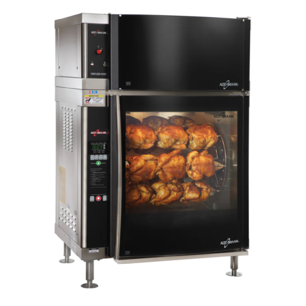 Alto-Shaam AR-7EVH-SGLPANE_208/60/3 39 Inch Electric Rotisserie Oven with Ventless Hood Alto-Shaam AR-7EVH-SGLPANE_208/60/3 39 Inch Electric Rotisserie Oven with Ventless Hood