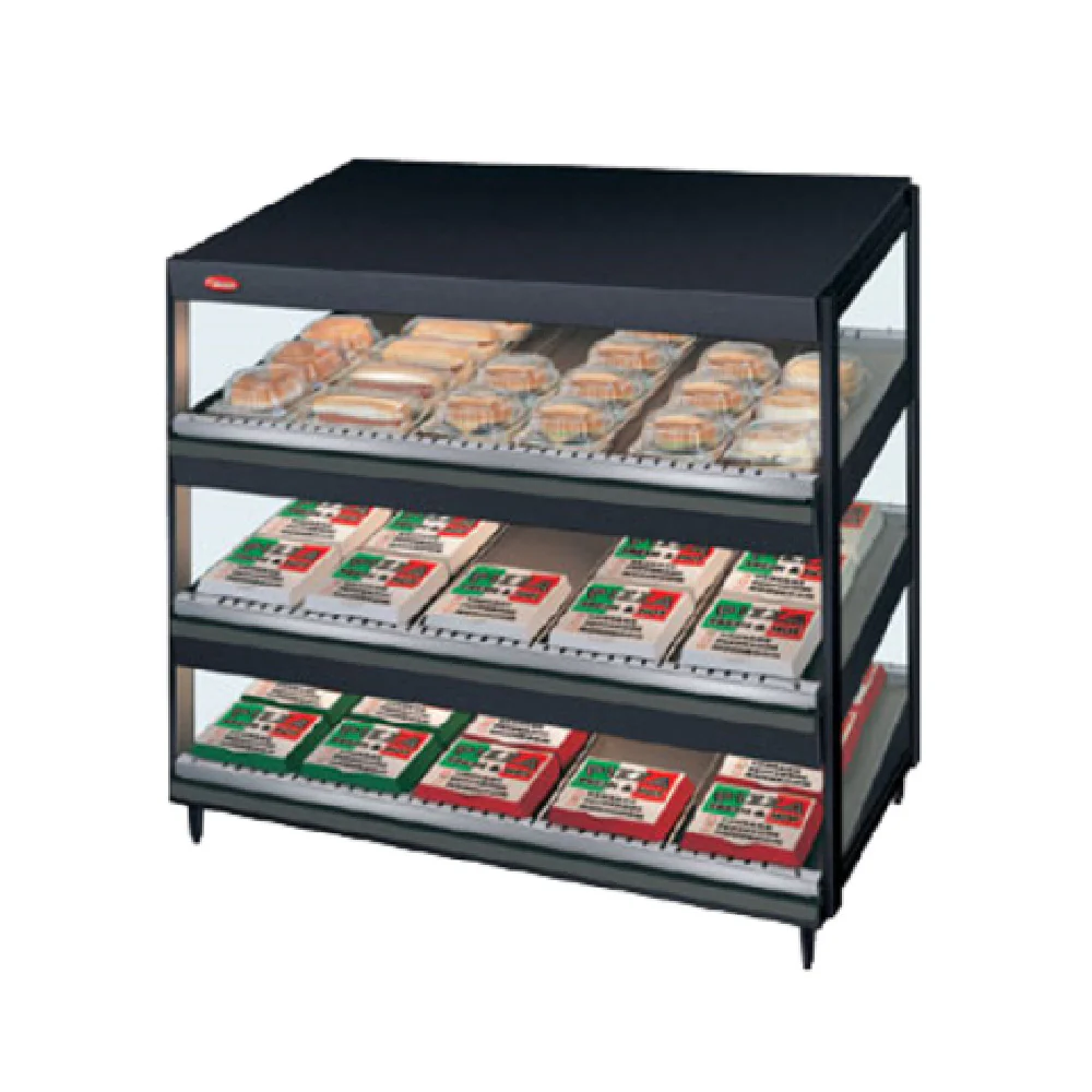 Hatco GRSDS-36T_120-240/60/1 36 Inch Heated Merchandising Warmer with 3 Tiers