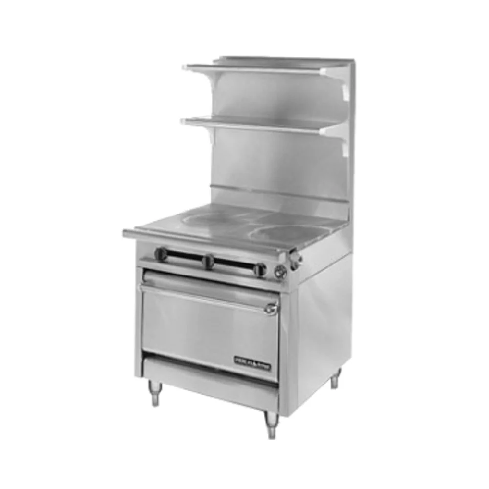 American Range HD34-1FT-1HT-1_NAT 34 Inch Heavy Duty Range Gas 1 Burner 120000 BTU with French Top