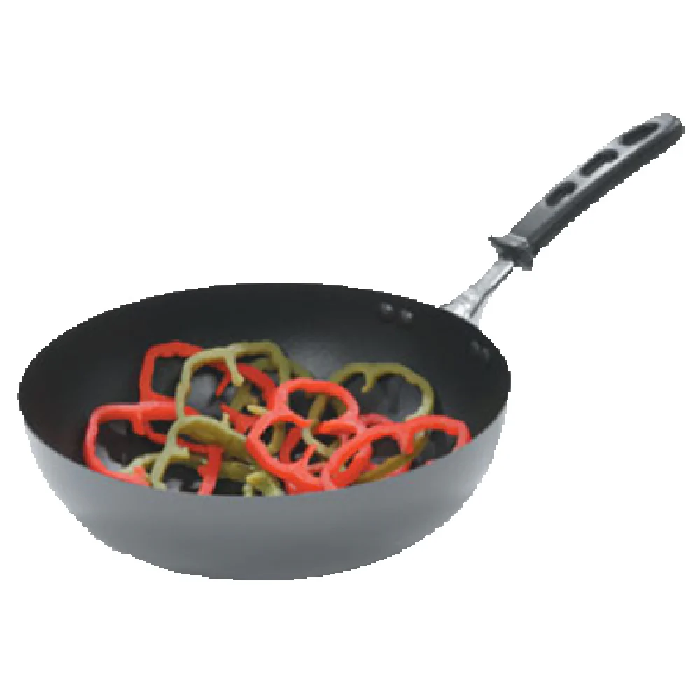 Vollrath 59950 11 Inch Induction Wok Carbon Steel with SteelCoat X3 Coating
