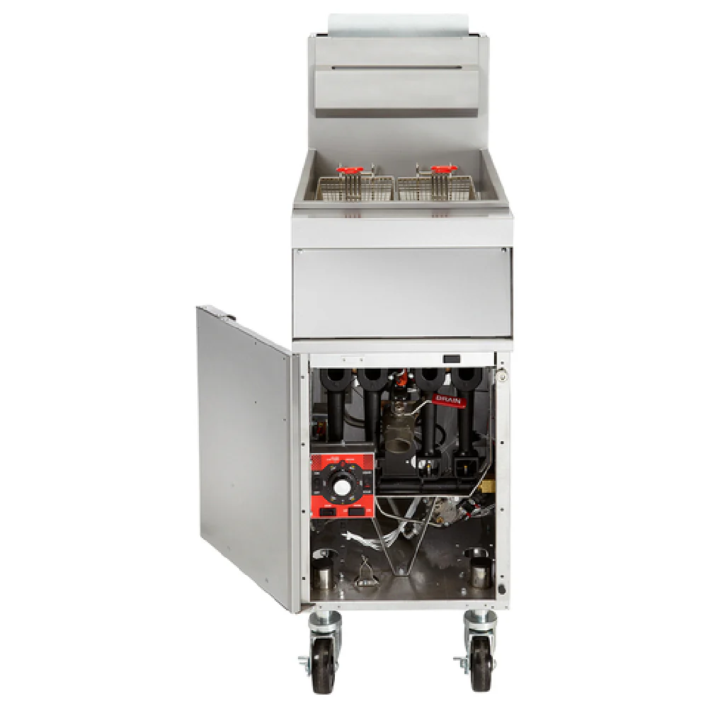 Vulcan 1GR45M_LP 15-1/2 Inch Gas Fryer with Millivolt Controls 120000 BTU Vulcan 1GR45M_LP 15-1/2 Inch Gas Fryer with Millivolt Controls 120000 BTU