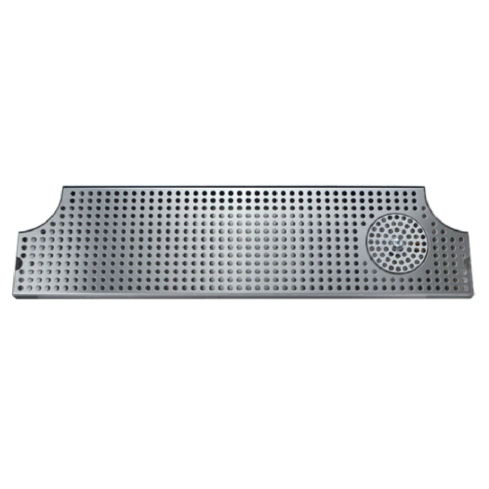 Optional 52 Inch Stainless Steel Surface Mount Drip Tray Trough With Integral Glass Rinser, Micro Matic DP-MET-H-52GR-Z Optional 52 Inch Stainless Steel Surface Mount Drip Tray Trough With Integral Glass Rinser, Micro Matic DP-MET-H-52GR-Z