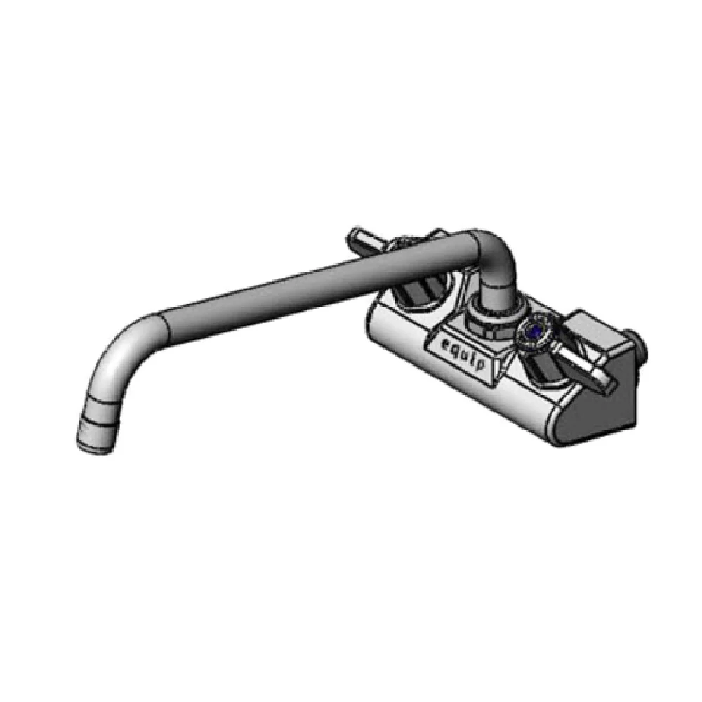 T&S Brass 5F-4WLX12 4 Inch Wall Mount Equip Faucet with 12 Inch Swing Nozzle T&S Brass 5F-4WLX12 4 Inch Wall Mount Equip Faucet with 12 Inch Swing Nozzle