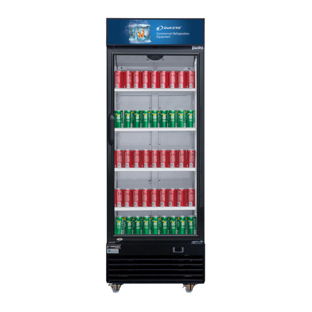 Dukers Appliance Co. USA Ltd. DSM-19R 30 Inch Refrigerated Merchandiser Reach-in Black