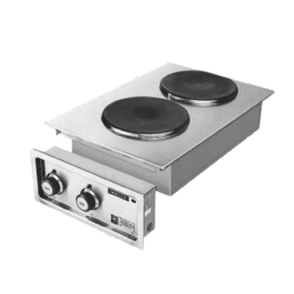Wells H-706 14-3/4 Inch Electric Hotplate Built-in Two Burners Wells H-706 14-3/4 Inch Electric Hotplate Built-in Two Burners