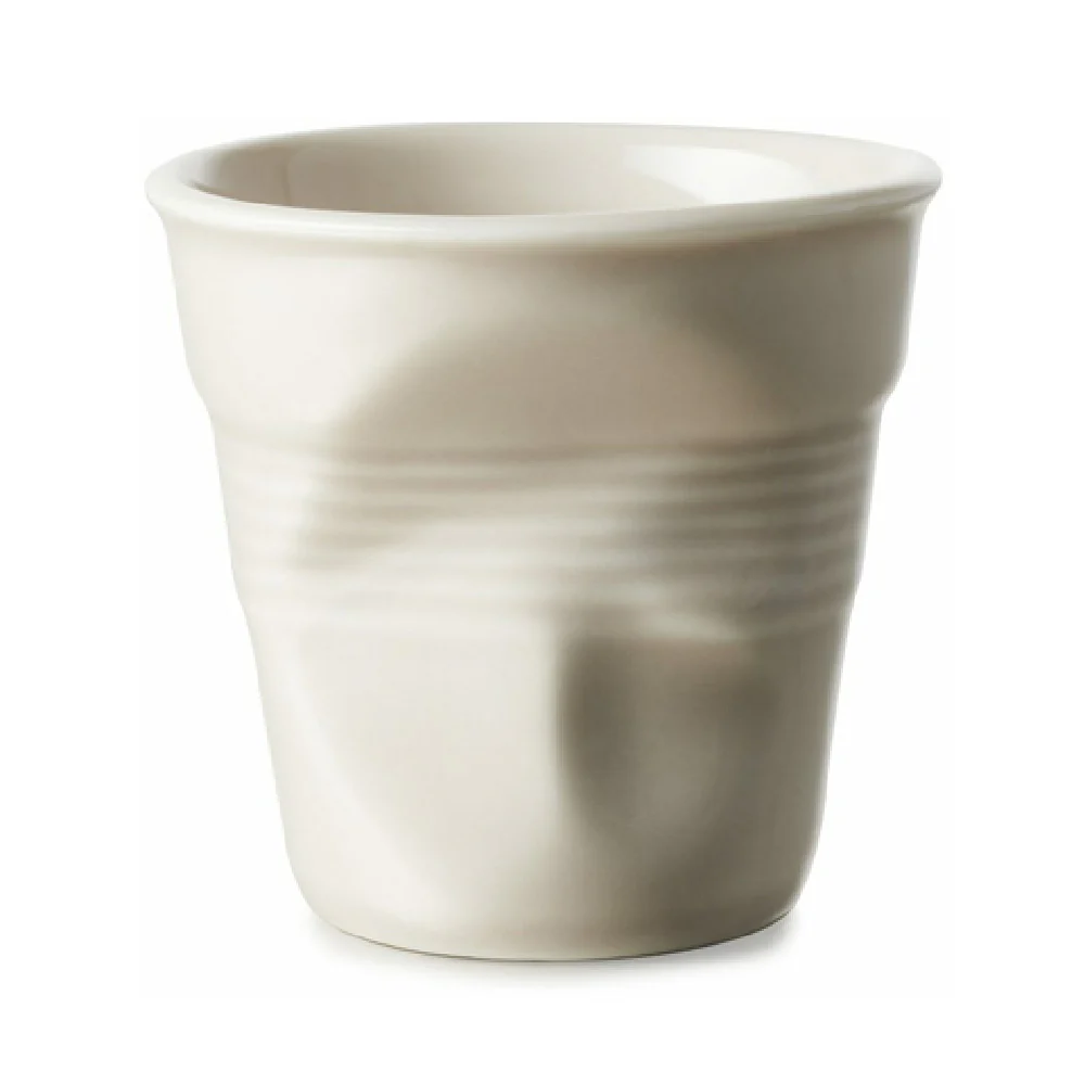 Revol 656080 2.71 Oz Espresso Tumbler Round Porcelain Grey Pebble 6 Packs